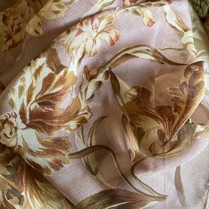 New Ralph Lauren Silk Scarf 14 X 58”